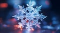 Crystalized Snowflake Pattern Royalty Free Stock Photo