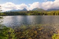 Crystalline lake among the mountain peak Royalty Free Stock Photo