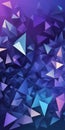 Crystalline Shapes in Navy Blueviolet Royalty Free Stock Photo