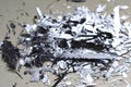 Crystals of iodine, iodine in metal form Royalty Free Stock Photo