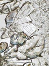 Crystals under Microscope Royalty Free Stock Photo