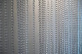 crytal curtain in the room, interior design