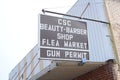 CSC Beauty and Barber Shop Sign, Mason, TN Royalty Free Stock Photo