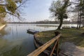 The Cseke lake in Tata, Hungary