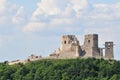 Csesznek castle ruin Royalty Free Stock Photo