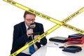 CSI crime scene investigator Royalty Free Stock Photo