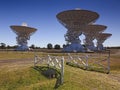 CSIRO 4 Antennae Array Gate Royalty Free Stock Photo