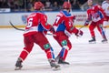 CSKA team on faceoff