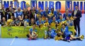 CSM BUCHAREST WINS ROMANIA WOMEN HANDBALL SUPERCUP Royalty Free Stock Photo