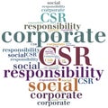 CSR. Corporate social responsibility.