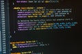 Css3 code on dark background