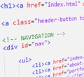CSS and HTML code