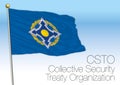 CSTO Collective Security Treaty Organization flag