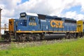 CSX Diesel Locomotive, Potsdam, New York, USA Royalty Free Stock Photo