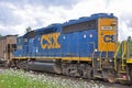 CSX Diesel Locomotive, Potsdam, New York, USA Royalty Free Stock Photo