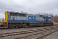 CSX Diesel Locomotive, Potsdam, New York, USA