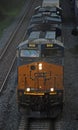 CSX Freight Train at Dusk Chester Pennsylvania