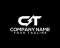 CT Letter Flash and Lightning Creative logo