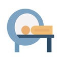 CT scan Color Vector icon which can easily modify or edit