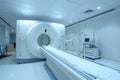 CT Scan or MRI machine in a calming environment Royalty Free Stock Photo