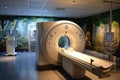 CT Scan or MRI machine in a calming environment Royalty Free Stock Photo