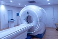 CT Scan or MRI machine in a calming environment Royalty Free Stock Photo
