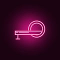 CT Scan neon icon. Elements of Medecine set. Simple icon for websites, web design, mobile app, info graphics