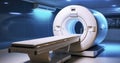 CT Scanner. Computed tomography isolated. Scan room background