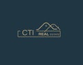 CTI Real Estate and Consultants Logo Design Vectors images. Luxury Real Estate Logo Design