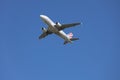 9A-CTN Croatia Airlines Airbus A319-112 departing from Amsterdam Schiphol Airport at Aalsmeerbaan