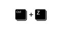 Ctrl Z key icon