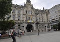 Cty Council Palace Architecture from Santander City of Cantabria region in Spain.