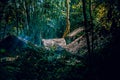 Cu Chi tunnel, historic famous place in Vietnam war Royalty Free Stock Photo