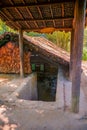 Cu Chi tunnel, historic famous place in Vietnam war Royalty Free Stock Photo