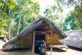 Cu Chi tunnel, historic famous place in Vietnam war Royalty Free Stock Photo