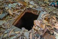 Booby trap made by Vietcong at Cu Chi tunnels area, Vietnam