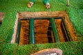 Booby trap made by Vietcong at Cu Chi tunnels area, Vietnam