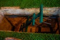 Booby trap made by Vietcong at Cu Chi tunnels area, Vietnam