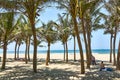 Cua Dai beach next to Hoi An, Vietnam Royalty Free Stock Photo