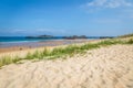Cuarezo beach in Noja. Santander. Cantabria. Spain. Europe. Royalty Free Stock Photo