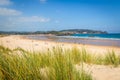 Cuarezo beach in Noja. Santander. Cantabria. Spain. Europe. Royalty Free Stock Photo
