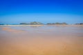 Cuarezo beach in Noja. Santander. Cantabria. Spain. Europe. Royalty Free Stock Photo