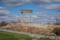 Cuatro Postes (The Four Posts) Cross and Viewpoint - Avila, Spain Royalty Free Stock Photo