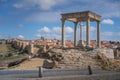 Cuatro Postes (The Four Posts) Cross and Viewpoint - Avila, Spain Royalty Free Stock Photo