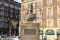 Bust of CuauhtÃÂ©moc in el ZÃÂ³calo, Mexico City