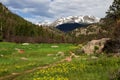 Cub Lake Trail in Rocky Mountain National Park Royalty Free Stock Photo