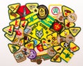 Cub and Scout Merit Badges Royalty Free Stock Photo