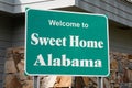 Alabama Sign at Welcome Center Royalty Free Stock Photo