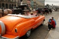 Cuba: A Buick Oldtimer in front of Capitolio in Havanna
