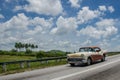 Cuba car blue sky